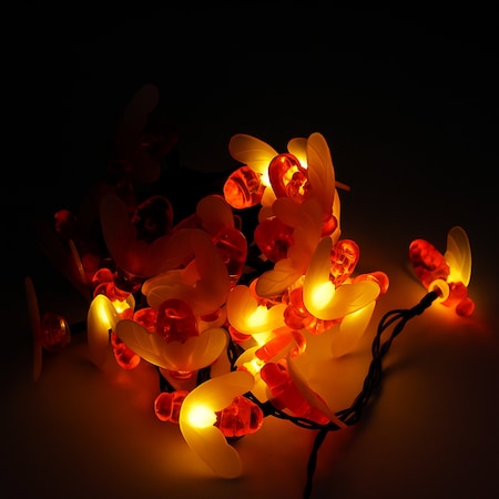 Elegani Super Pack-20 LED Bee String Lights-Warm White 9.5ft Indoor Dcor-Cute Bee Light Garland-12pcs PH-PDQ