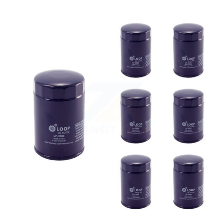 Loop Engine Oil Filter 7 Pack For Chevrolet GMC C1500 S10 K1500 Silverado 1500 Blazer Sierra KLO-100197