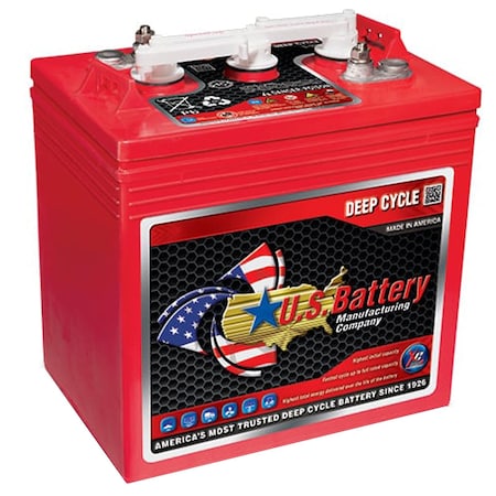 U.S. Battery US-2200-XC2 6V 232Ah Deep Cycle Flooded Battery Group GC2 US 2200 XC2
