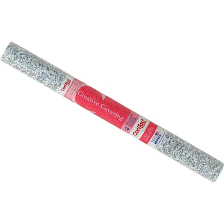 Con-Tact Brand Creative Covering 18'' x 9 Ft. Granite Self-Adhesive Shelf Liner 09F-C9J63-01