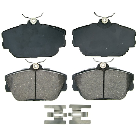 Wagner Brake QuickStop Front Disc Brake Pad Set Ceramic,  ZD598