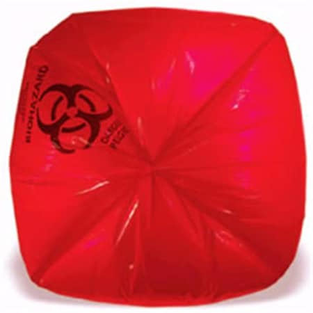 Her Healthcare Biohazard Low-Density Can Liners, 20-30 gal, Red A6043PR