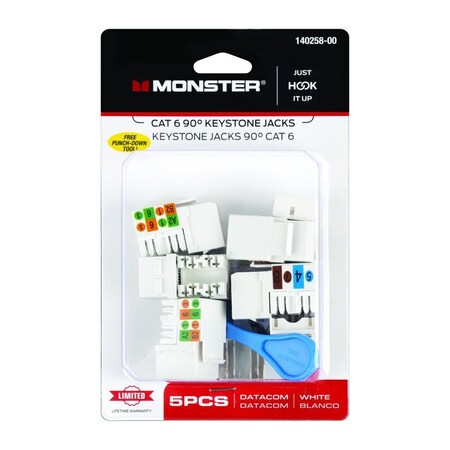 Monster Cable Just Hook It Up Adapter, 5PK 140258-00