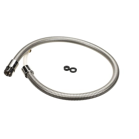 Power Soak Systems Flex Hose without Handle, 40in, Stainless Steel 33877