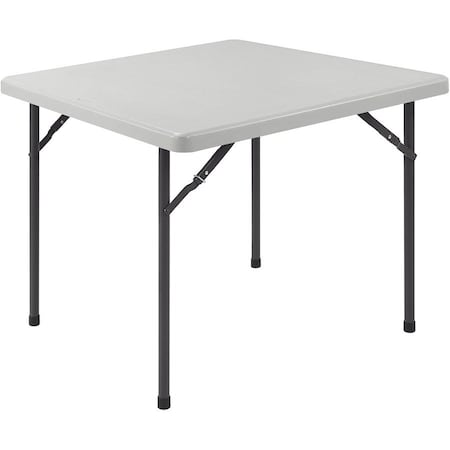 Lorell Ultra-Lite Banquet Folding Table, 29" x 36" x 36", 600 lb Capacity, White LLR60328