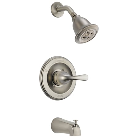 Delta Classic Monitor 13 Series H2Okinetic Tub & Shower Trim In Stainless T13420-SSH2OT
