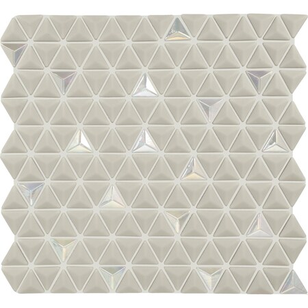 Daltile Starcastle 1'' Triangle Glass Wall Mosaic, 13PK SC76TRIANGLMSMT