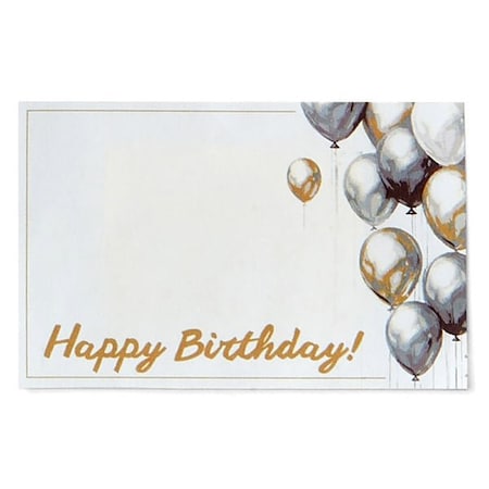 Nashville Wraps Metallic Birthday Enclosure Card, 3.5x2.25, 50PK AC7177