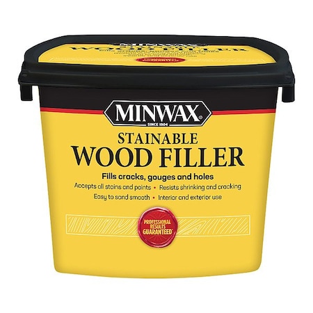 Minwax Wood Filler, 64 fl oz, Tub 428550000