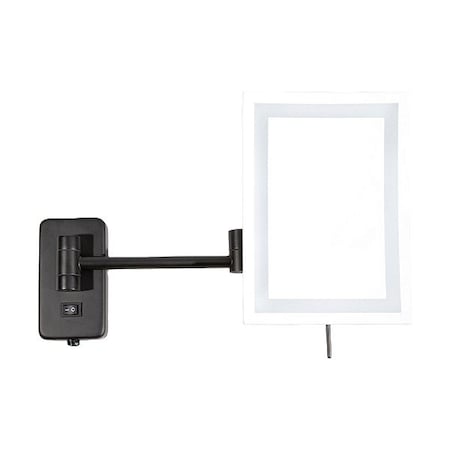 See All Industries Makeup Mirror, 13 in H, 11 in L, 3 in D HLEDBKSA69