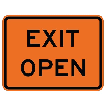 Sign Solutions Usa Traffic Sign, 48 in Width, Aluminum Sign, Horizontal Rectangle DUS12WZO4836E5-2