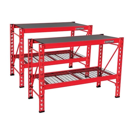 Craftsman 71.26 in. H X 49.61 in. W X 22 in. D Steel Shelving Units, 2PK 94773