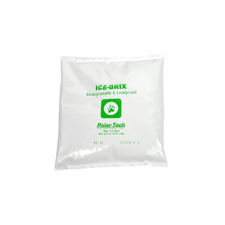 Polar Tech Industries Cold Pack, 6 in L, 6 in W, 12 oz Weight, 12 PK BD 12