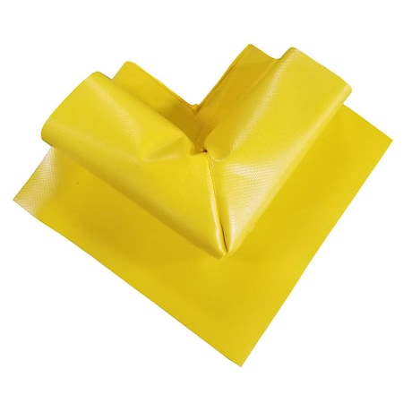 Enpac Modular Diverter Berm Corner, Yellow 48-2CORNER-DB