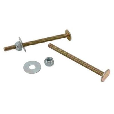 Oatey PP835-14 TOILET BOLT SET 1/4IN X 3-1/2IN BRASS PL PP83514