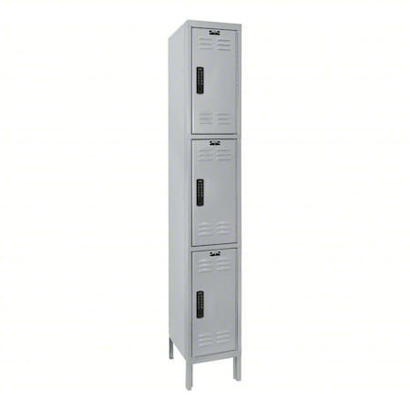 Hallowell Locker, 12 in W, 15 in D, 24 in H UEL1258-3A-PL