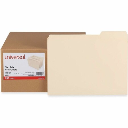 Universal FILE, FOLDER, LTR, 250CT, MLA, 250PK UNV18103
