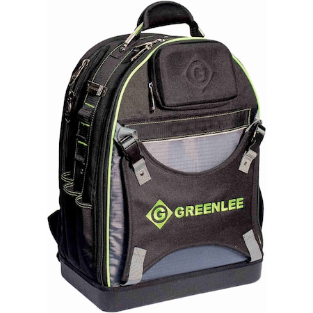 Greenlee Tool Bag, Polyester, Black, 30 Pockets 0158-26