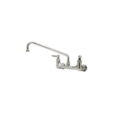 T & S Brass & Bronze Works 2-Handle Standard Kitchen Faucet in Polished Chrome B-0231