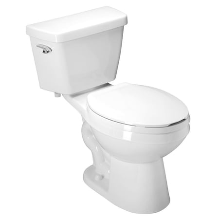 Zurn 1.28 GPF, ADA Height, Elongated, Siphon Jet Toilet/Right-h& Lever Z5555-K-RH