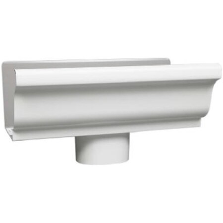 Swivel 19010 White Galvanized Steel End With Drop - 4 in SW581911