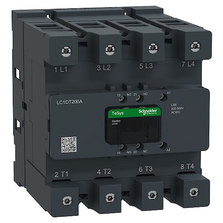 Schneider Electric CTR Deca 200A 4P 200-500V ACDC EvLk LC1DT200ALSE