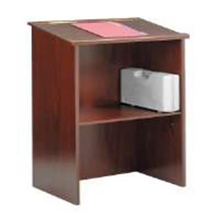 Famous Brand 248631MH Stand Up Lectern, 23 W X 15.75 D X 45.87 H, Mahogany YYGB-248631MH