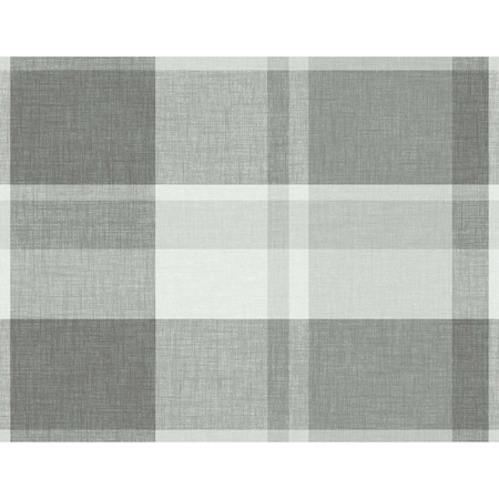 A-Street Prints Madaket Dark Grey Plaid Wallpaper 2927-81108