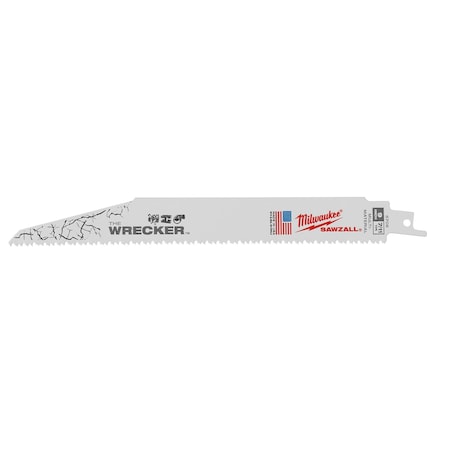 Milwaukee Tool The WRECKER Multi-Material SAWZALL Blade 9" 7/11TPI 25pk 48-00-8706