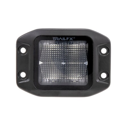 Trailfx LED Driving-Fog Light, 4 Clear High Intensity LED 10 Watt Bulbs 2X2FMBKF1