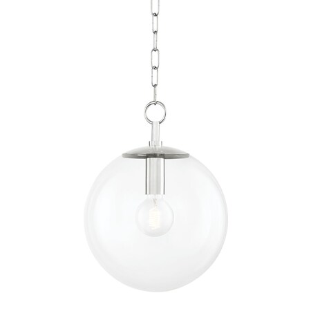 Mitzi Juliana 1 Light Pendant 6 In. Polished Nickel H609701S-PN