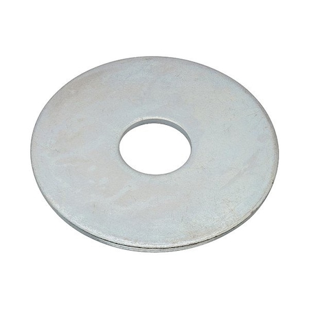 Zoro Select Flat Washer, For Screw Size 7/8 in , Steel Zinc-Plated Finish Z9694-A