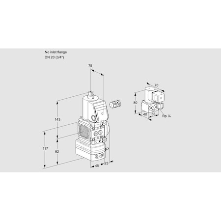Honeywell Kromschroder VAD1-/20R/NQ-25A KS88020568