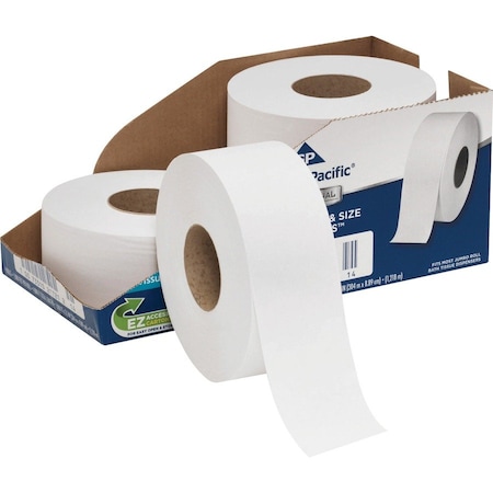 Georgia-Pacific GP Georgia-Pacific Professional Series, Jumbo Core, 2 Ply, Continuous Sheets, White, 4 PK 2172114