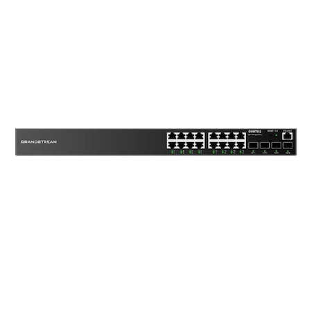 Grandstream Layer 2 Switch 4 S SFP ports, 16 gigabit ports Ethernet and Support deployment in IPv6 GWN7802