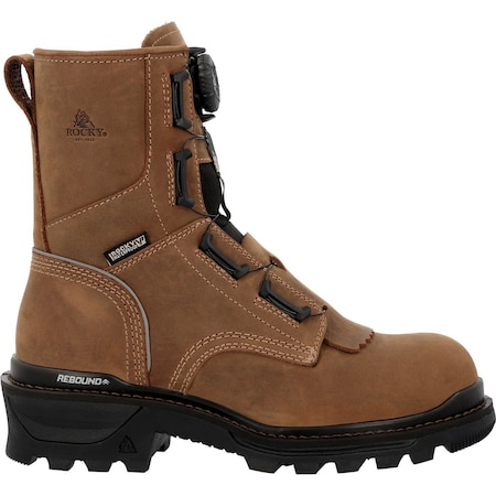 Rocky Rams Horn Composite Toe Logger Boot, Brown, Size 12 RKK0509