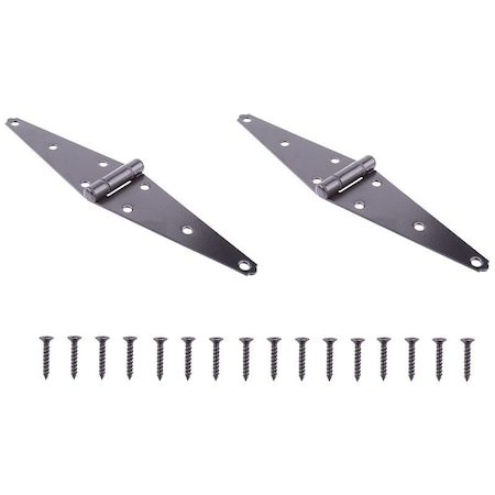 Prosource Strap Hinge, 2.6 mm Thick Leaf, Steel, 180 Range of Motion HSH-B06-C2PS