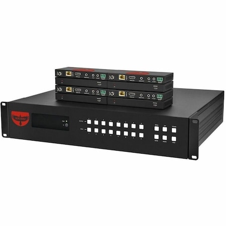 Monoprice 18G 8X8 HDMI 2.0 Matrix HDBaseT 150M with 8 receivers 44568