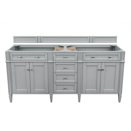 James Martin Vanities Vanity, without top, Urban Gray, 71.8 in W x 22.9 in D, 650-V72-M-UGR