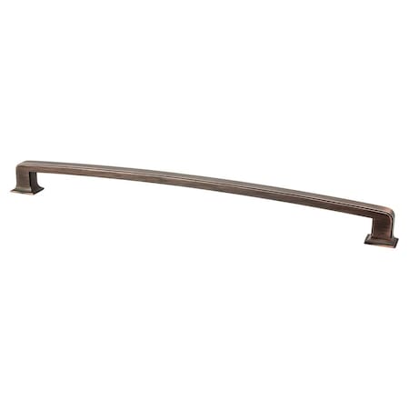 Berenson 18 in. Hearthstone Appliance Pull - Verona Bronze 2167-10VB-P