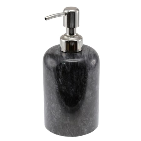 Convenience Concepts Marble Liquid Soap Dispenser, Black HI2576006