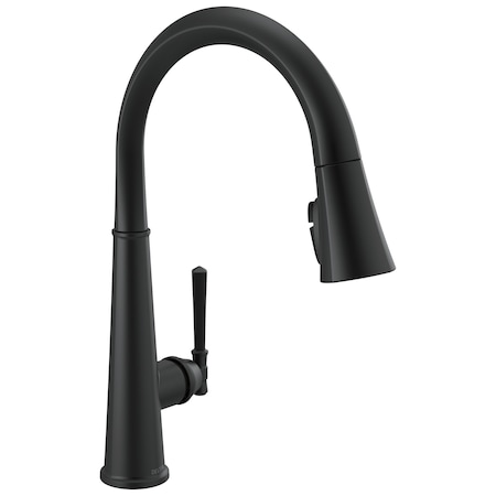 Delta Emmeline Single Handle Pull-Down Kitchen Faucet 9182-BL-DST