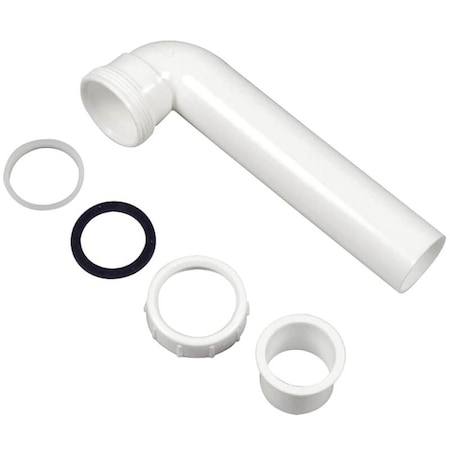 Danco Waste Arm, 1-1/2 in, Slip, Plastic, White 94013