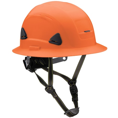 Fibre-Metal By Honeywell Type II Non-Vented, Full Brim Industrial Climbing Helmet w/HDPE Shell, 8-Point Textile Suspension, Whe CSH12046