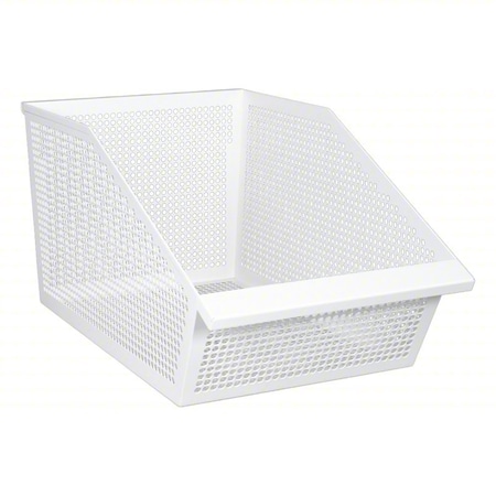 Diamond Storage Solutions Rail mount perforated steel basket DVS-13-11-23-R