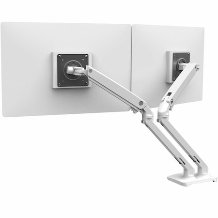 Ergotron MXV DESK DUAL MONITOR ARM WHT 45-496-216