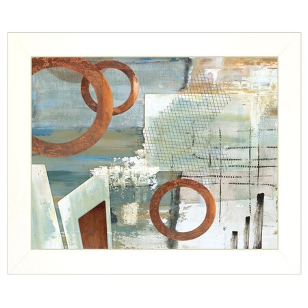Homeroots Balance this II 1 White Framed Print Wall Art 404757