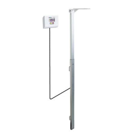 Detecto Stand-alone Wall-mount Digital Height Rod Stadiometer Detecto-DHRWM