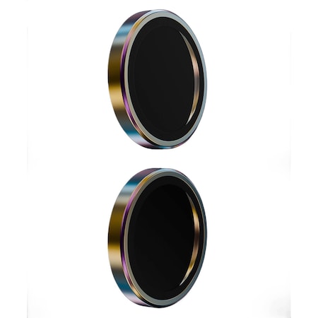 Gadget Guard Camera Lens Protector For Apple Iphone 16  / Iphone 16 Plus, Iridescent GGACXXC208AP16C