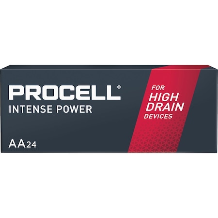 Procell AA Alkaline Intense Power Battery, 24PK PX1500